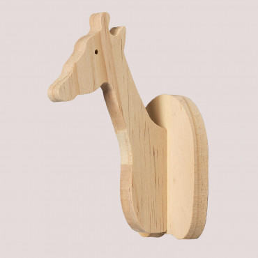 Wooden Wall Coat Rack Pypa Kids Giraffe - Sklum