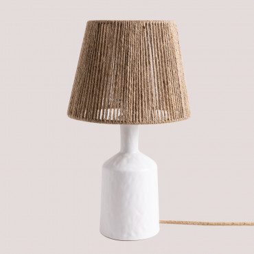 Ceramic Table Lamp Elin Natural - Sklum