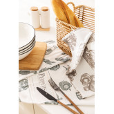 Pack of 2 Cotton Kitchen Towels Kuin , thumbnail image 1