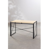 Wood and Steel Foldable Desk Andra Style, thumbnail image 4