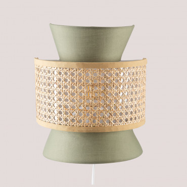 Wall Lamp Yereh Green Khaki - Sklum