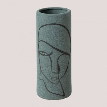 Ceramic Vase 23 Cm Olaf B - Sklum