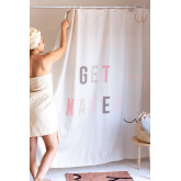 Linen Shower Curtain Monleonette, thumbnail image 1