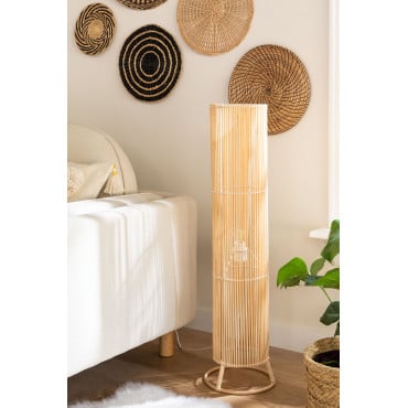 Rattan floor deals lamp ikea