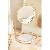 Table Mirror with Marble Tray Affra, thumbnail image 1