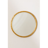 Round Wall Mirror in Metal Ferne, thumbnail image 3