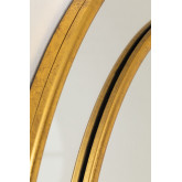 Round Wall Mirror in Metal Inys, thumbnail image 5