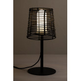 Bissel Wood Effect Outdoor Table Lamp, thumbnail image 2