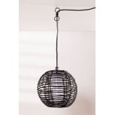 Bissel Wood Effect Outdoor Ceiling Lamp, thumbnail image 1