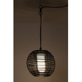 Bissel Wood Effect Outdoor Ceiling Lamp, thumbnail image 2