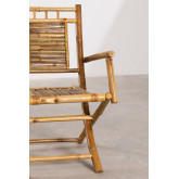 Yakku Style Bamboo Folding Dining Chair, thumbnail image 5