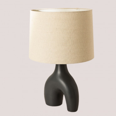 Ceramic Table Lamp Mimba Colors Black Olive - Sklum
