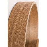 Round Wall Mirror with Wooden Shelf Vern , thumbnail image 5