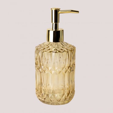 Glass Soap Dispenser Ovie Yellow Ochre - Sklum