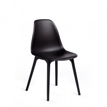 Scand Polypropylene Dining Chair Black - Sklum