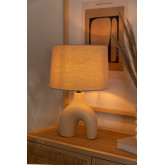 Table Lamp in Fabric and Ceramic Mimba Colors, thumbnail image 2
