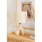 Table Lamp in Fabric and Ceramic Mimba Colors, thumbnail image 1