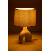 Table Lamp in Fabric and Ceramic Mimba Colors, thumbnail image 4