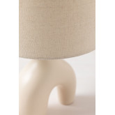 Table Lamp in Fabric and Ceramic Mimba Colors, thumbnail image 6
