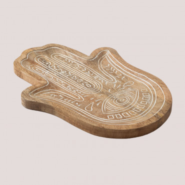 Mango Wood Tray Kaloyan Style B - Sklum