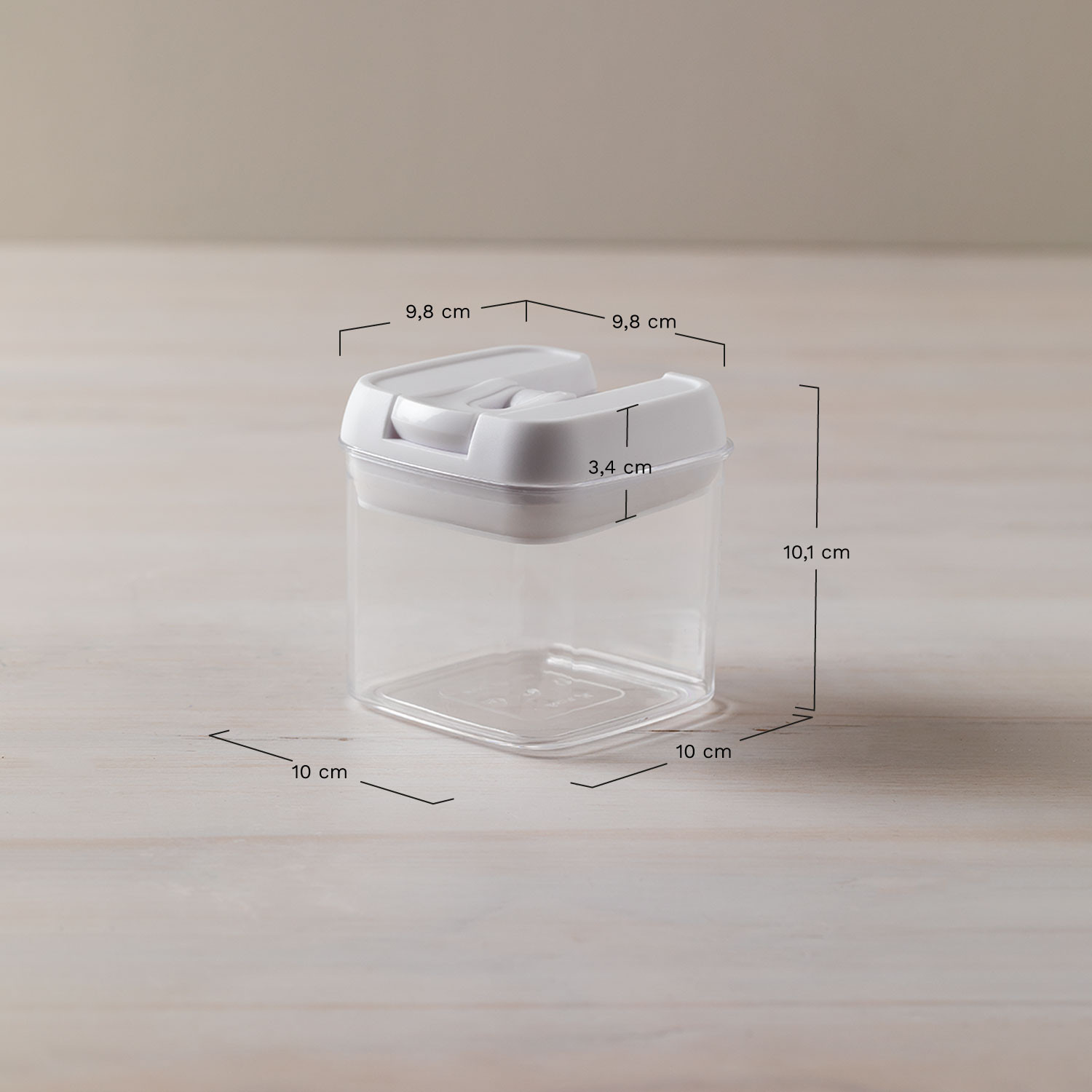 Kitchen Jars Janos Set of 7, MEASURES