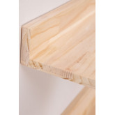 Set of 2 Tydor Pine Wood Wall Shelves, thumbnail image 3