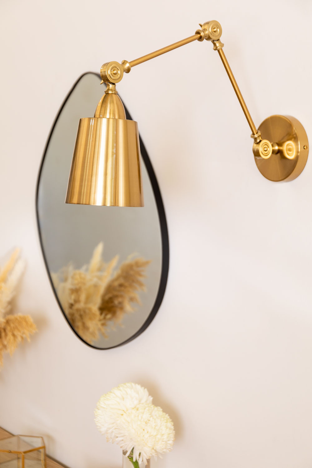 Plug in 2024 sconce gold