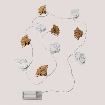 Decorative Garland Led (1,80 M) Espeis Style Kids Warm White - Sklum