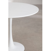 MDF & Metal Round Dining Table Ivet Style, thumbnail image 2