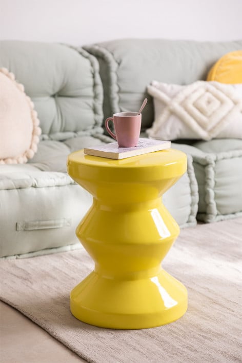 Bolöh round side table Ø35 cm in ceramic