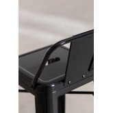 High Steel Stool with Backrest LIX , thumbnail image 4