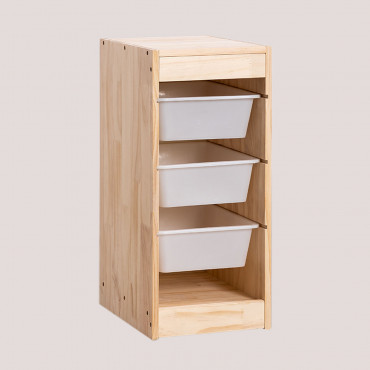 Nopik Kids Wooden Storage Module 3 Drawers - Sklum
