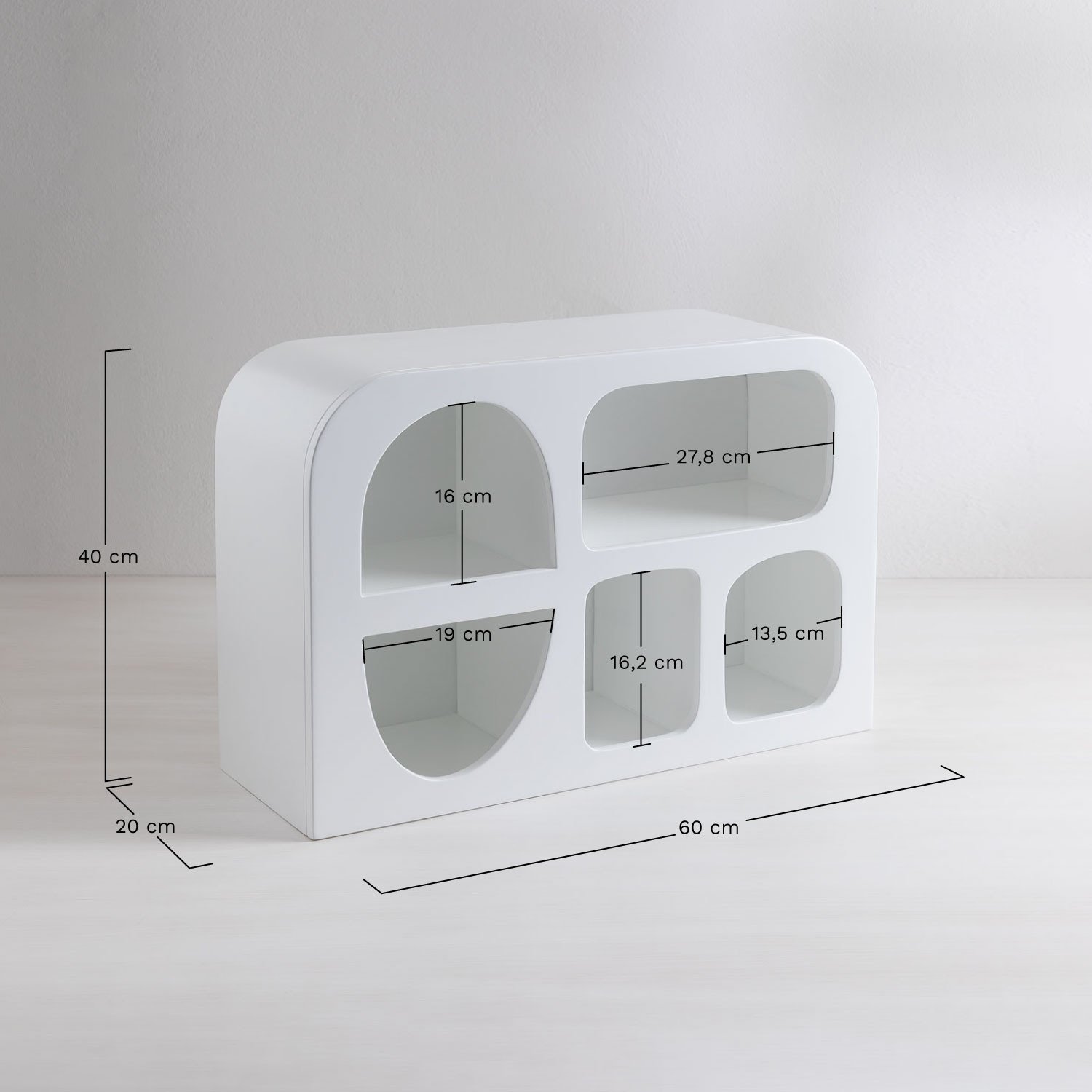 MDF Shelves Edna, MEASURES