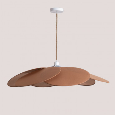 Ceiling Lamp Okai Style Terracotta Mousse & Ø87 Cm - Sklum