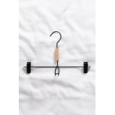 Set of 6 Clip Clothes Hangers with Säly , thumbnail image 4