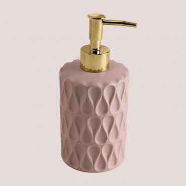 Ceramic Soap Dispenser Marvin Brown Hazelnut - Sklum