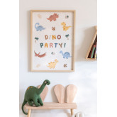 Decorative Print (50 x 70 cm) Dino Party Kids , thumbnail image 1