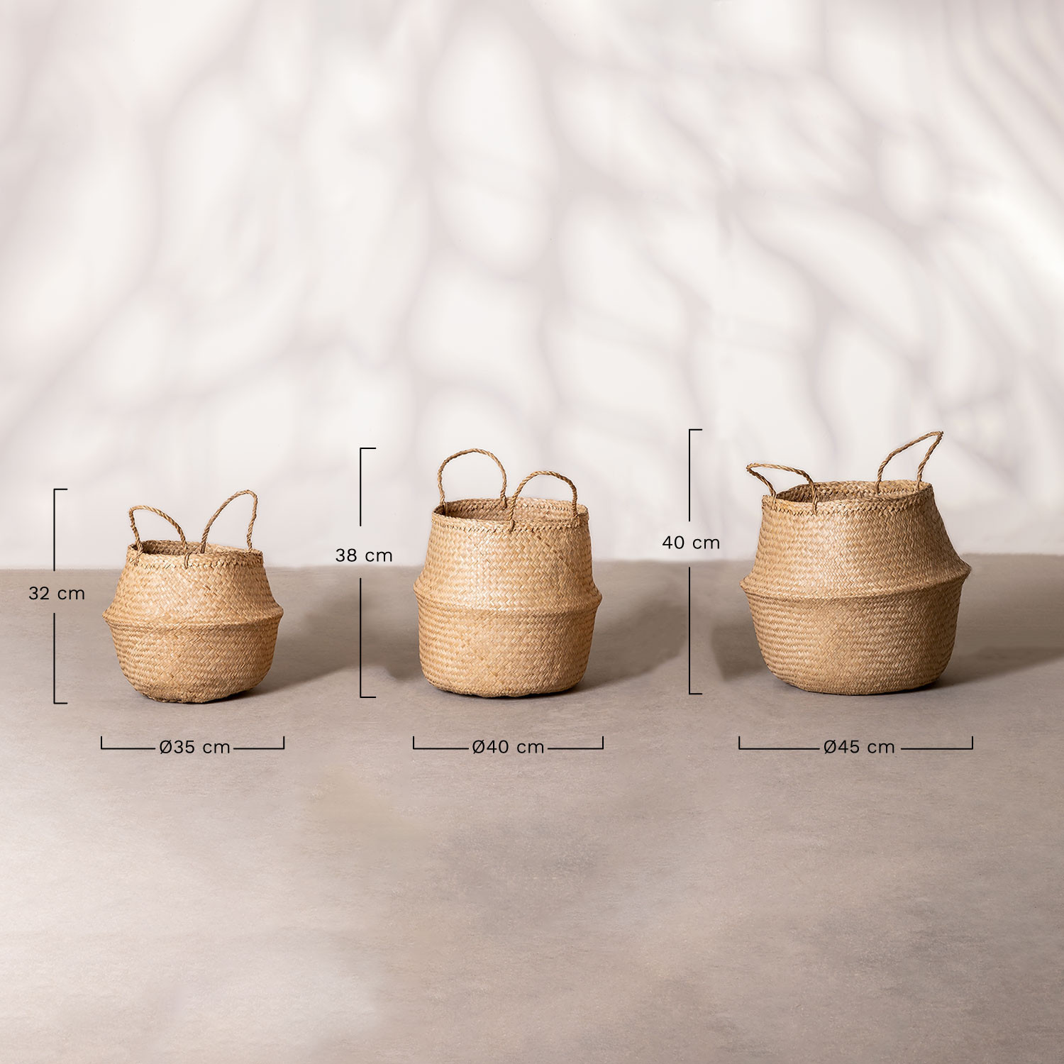 Basket Kahs, MEASURES