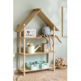 Zita Kids Shelf with 3 Wood Shelves, thumbnail image 1