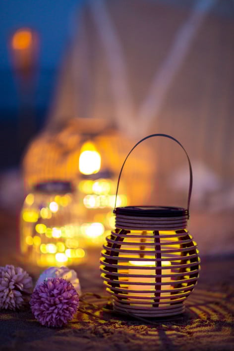 Wireless LED solar table lamp for outdoor use Barus