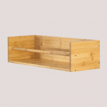 Bamboo Wall Shelf Gurgen Bamboo - Sklum