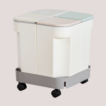 Deivin Recycling Bin White - Sklum