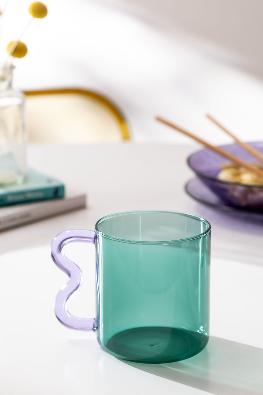 AQUA - Mug en verre 35cl - transparent