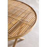 Round Bamboo Foldable  Table Lipe, thumbnail image 5