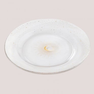 Byron Glass Dinner Plate Set Of 4 Clear - Sklum