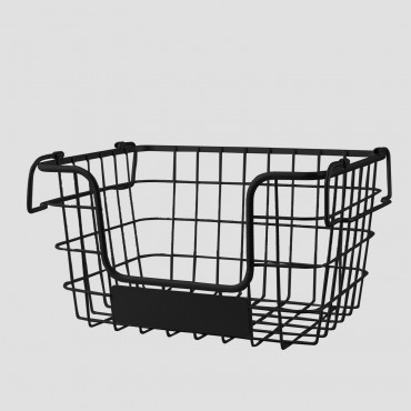 Storage Basket Zebat Black & Big - Sklum