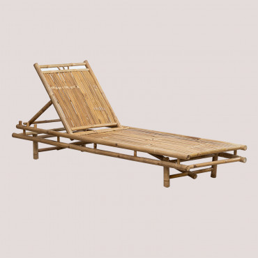 Gossy Bamboo Lounger Bamboo & No Cushion - Sklum