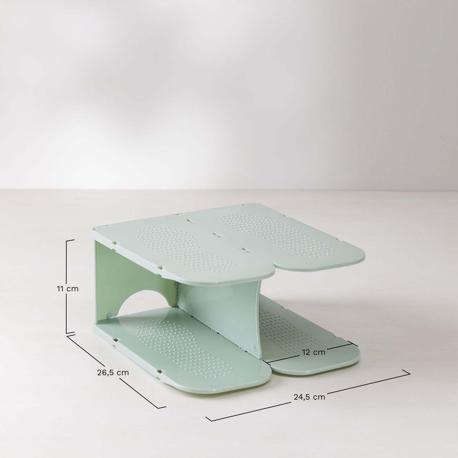 Velkan polypropylene shoe cabinet, MEASURES