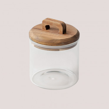 Glass Jar Roser ↑13,8 Cm - Sklum
