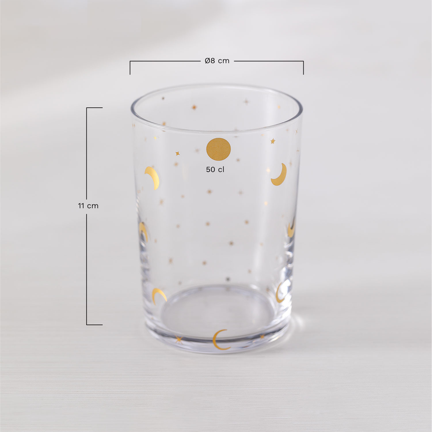 16 pieces Glass tableware Exton SKLUM